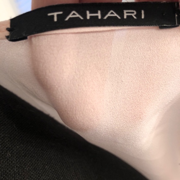 Feminine Soft Light Pink Flowy Tahari Top - Picture 3 of 4